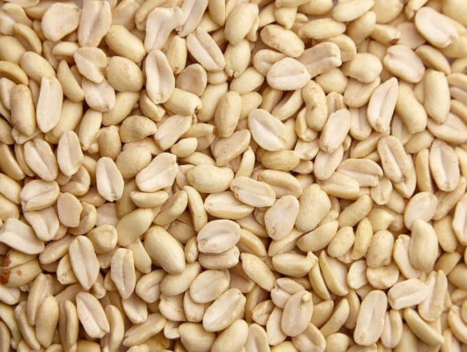 Are blanched peanuts raw or roasted?
